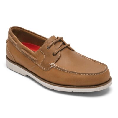 Men Boat Shoes | Rockport Southport Boat Shoe Sudan Brown